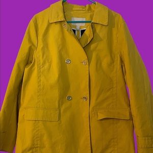 Banana Republic short mustard trench jacket